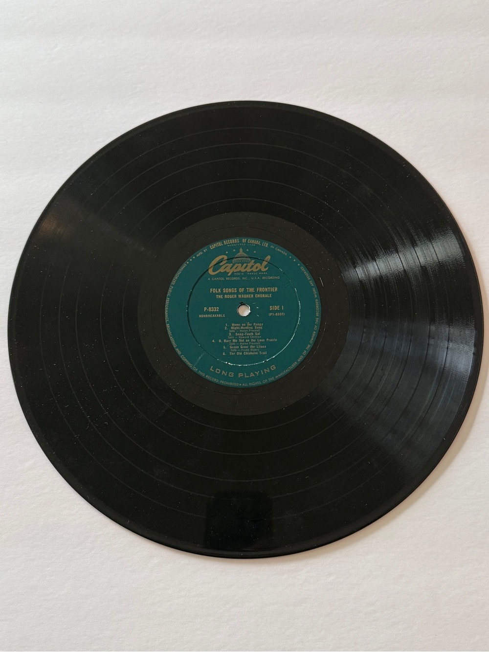 Any 3 for $50-Folk Songs of the Frontier Vinyl LP - The Roger Wagner Chorale - Picture 3 of 4